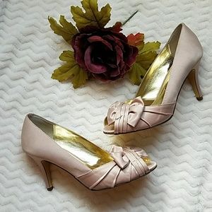 Mia Peep Toe Heels
